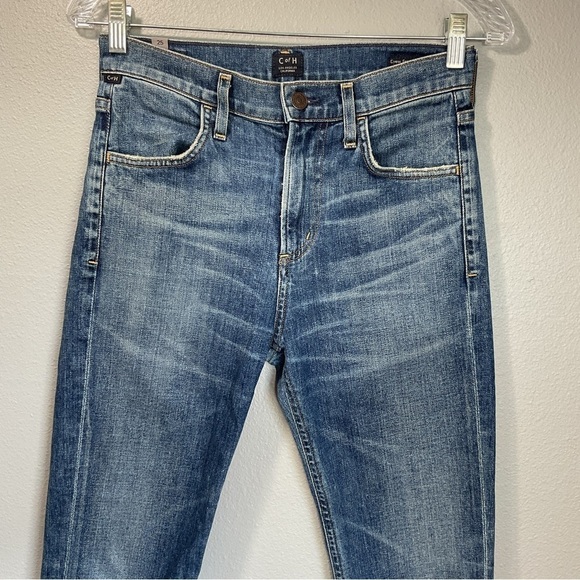 Citizen of Humanity Drew Fray High Rise Crop Flare 25 - Picture 4 of 12